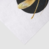 Goldene Libelle Seidenpapier (Ausschnitt)
