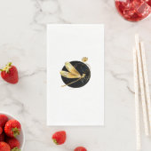 Goldene Libelle Serviette (Beispiel)