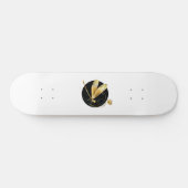 Goldene Libelle Skateboard (Horizontal)