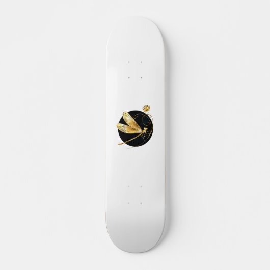 Goldene Libelle Skateboard (Vorne)