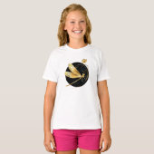Goldene Libelle T-Shirt (Vorne ganz)