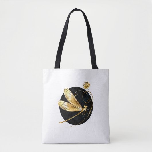 Goldene Libelle Tasche (Vorderseite)