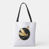 Goldene Libelle Tasche (Rückseite)