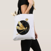 Goldene Libelle Tasche (Von Nahem)