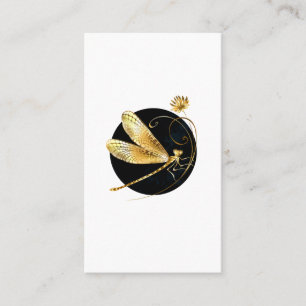 Goldene Libelle Telefonnummerkarte