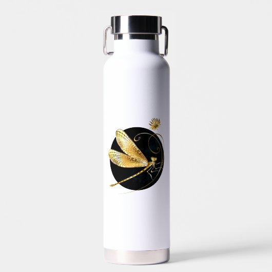 Goldene Libelle Trinkflasche (Vorne)