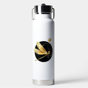 Goldene Libelle Trinkflasche