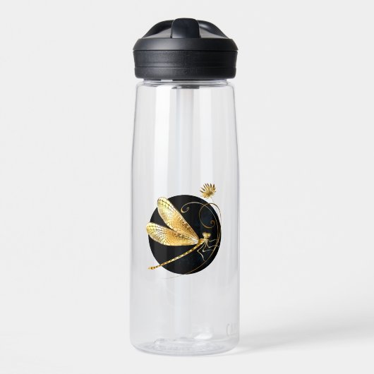 Goldene Libelle Trinkflasche (Vorne)