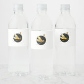 Goldene Libelle Wasserflaschenetikett (Flaschen)