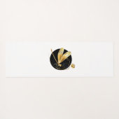 Goldene Libelle Yogamatte (Rückseite (Horizontal))