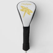 Goldene Libellen-Design Golf Headcover (Vorderseite)