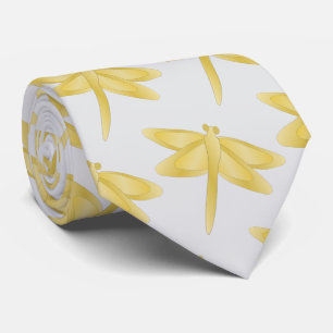 Goldene Libellen-Design Krawatte