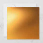 Goldene Lichteinladung 5,25" Einladung (Rückseite)