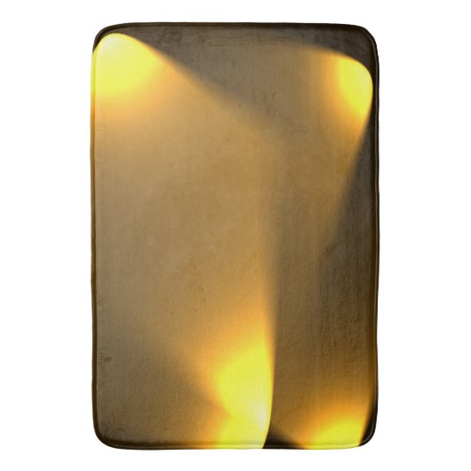 Goldene Lichter Badematte (Vorderseite Vertikal)