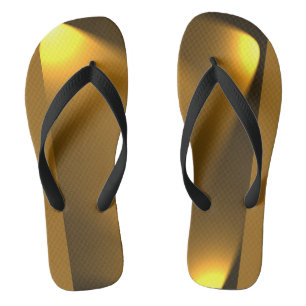 Goldene Lichter Badesandalen