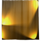 Goldene Lichter Duschvorhang (Vorderseite)