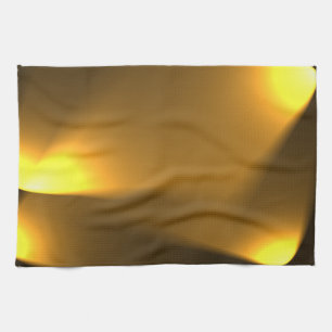 Goldene Lichter Geschirrtuch