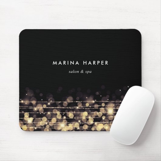 Goldene Lichter Personalisiert Mousepad (Mit Mouse)