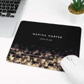 Goldene Lichter Personalisiert Mousepad