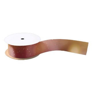 Goldene Lichter Satinband