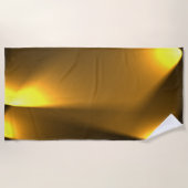 Goldene Lichter Strandtuch (Vorderseite)