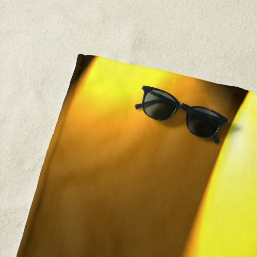 Goldene Lichter Strandtuch (Beispiel)