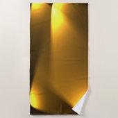 Goldene Lichter Strandtuch (Vorderseite)
