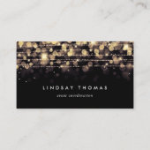 Goldene Lichter Visitenkarte (Vorderseite)
