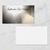 Goldene LichtwirbelVisitenkarten Visitenkarte (Vorne/Hinten)