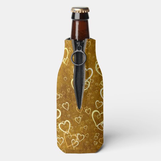 Goldene Liebe Flaschenkühler (Flasche Rückseite)