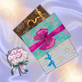 Goldene Liebe Geschenkpapier Set