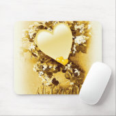 Goldene Liebe_ Mousepad (Mit Mouse)
