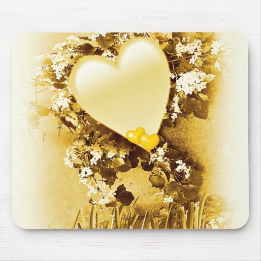 Goldene Liebe_ Mousepad (Vorne)