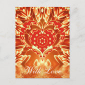 Goldene Liebe Postkarte (Vorderseite)