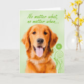 Goldene Liebe und Support-Karte Karte (Gelbe Blume)