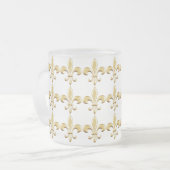 Goldene Lilie Mattglastasse (Vorderseite Links)