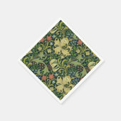 Goldene Lilie Serviette (Ecke)