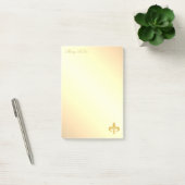 Goldene Lilie über die goldene Gradient Post-it ni Klebezettel (Büro)