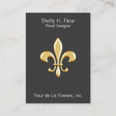 Goldene Lilie Visitenkarte (Vorderseite)