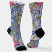 Goldene Lilie, William Morris Socken (Gewinkelt)