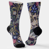 Goldene Lilie, William Morris Socken (Gewinkelt)