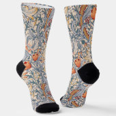 Goldene Lilie, William Morris Socken (Gewinkelt)