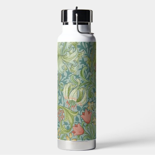 Goldene Lilie, William Morris Trinkflasche (Links)