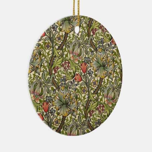 Goldene Lilie William Morriss Keramikornament (Rechts)