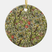 Goldene Lilie William Morriss Keramikornament (Vorne)