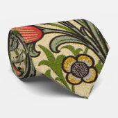 Goldene Lilie William Morriss Krawatte (Gerollt)