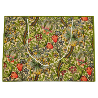 Goldene Lilien-Vintager Blumenentwurf Williams