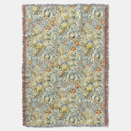 Goldene Lilien-Wurfs-Decke Decke (Vorderseite Vertikal)