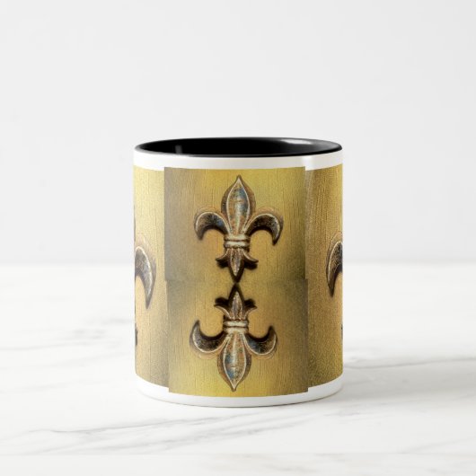 Goldene Liliendruck Tasse (Mittel)