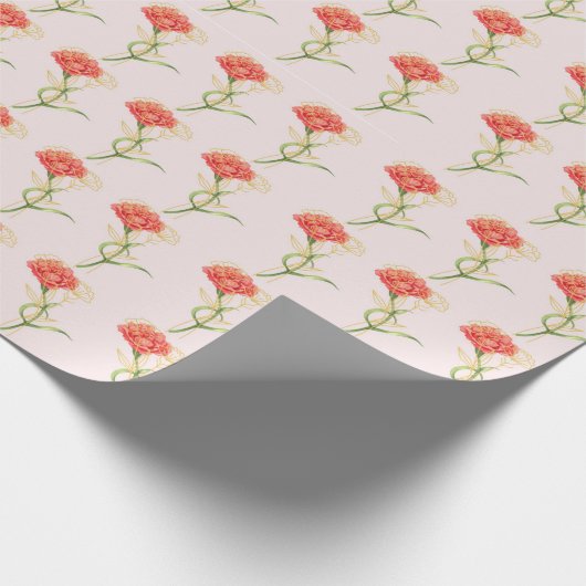 Goldene Linie Geschenkpapier (Ecke)